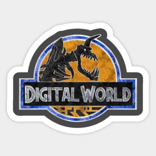 Digital World Sticker